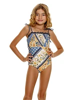 Little Girl's & Girl's Returning To The Roots Lewis Jardim One-Piece Swimsuit