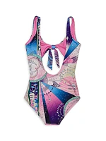 Little Girl's & Returning To The Roots Iliana Eter One-Piece Swimsuit