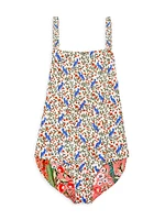 Little Girl's & Returning To The Roots Amina Seed Reverisble One-Piece