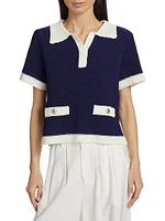 Dane Boxy Knit Polo