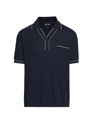 Wool-Blend Polo Shirt