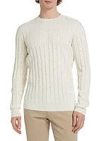 Cotton & Cashmere-Blend Crewneck Sweater