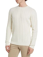 Cotton & Cashmere-Blend Crewneck Sweater