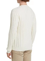 Cotton & Cashmere-Blend Crewneck Sweater