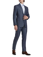 Wool-Silk Single-Breasted Suit