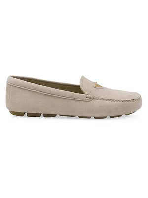 Suede Driving Loafers