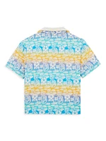 Little Boy's & Tahiti Turtles Terry Short-Sleeve Shirt