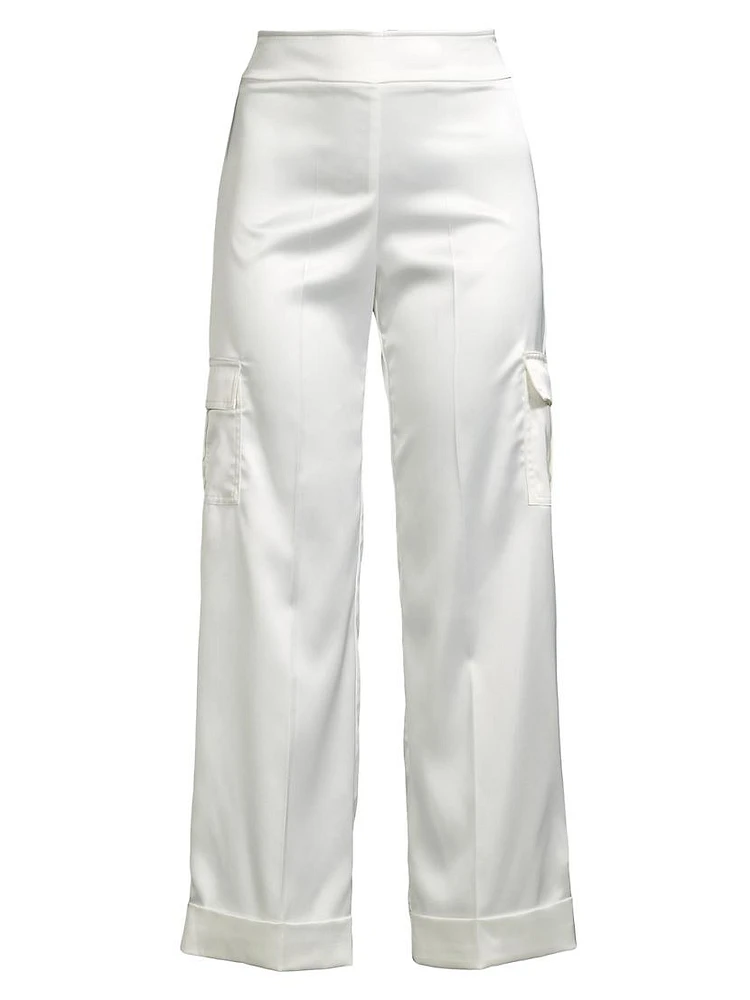 Eclipse Satin Cargo Pants