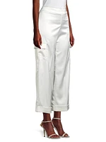 Eclipse Satin Cargo Pants