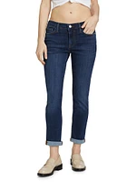 Le Garcon Mid-Rise Skinny Straight-Leg Jeans