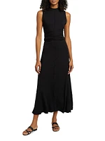 Beatrice Gathered Waist Maxi Dress