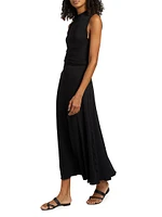 Beatrice Gathered Waist Maxi Dress