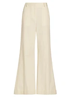 Howard Twill Wide-Leg Pants