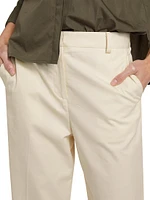 Howard Twill Wide-Leg Pants