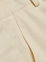 Howard Twill Wide-Leg Pants