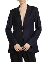 Dinner Wool-Blend Single-Breasted Jacket