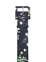 Icon Floral Wide Belt