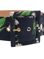 Icon Floral Wide Belt