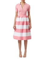 Striped Cotton Full Skirt