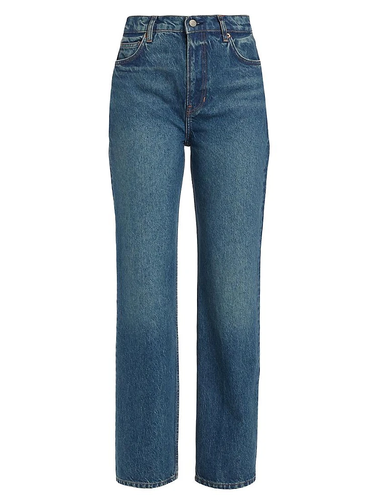 Abby High-Rise Straight-Leg Jeans