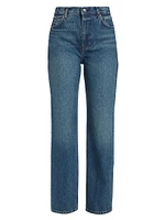 Abby High-Rise Straight-Leg Jeans