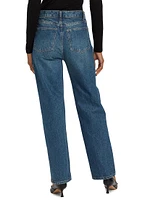 Abby High-Rise Straight-Leg Jeans