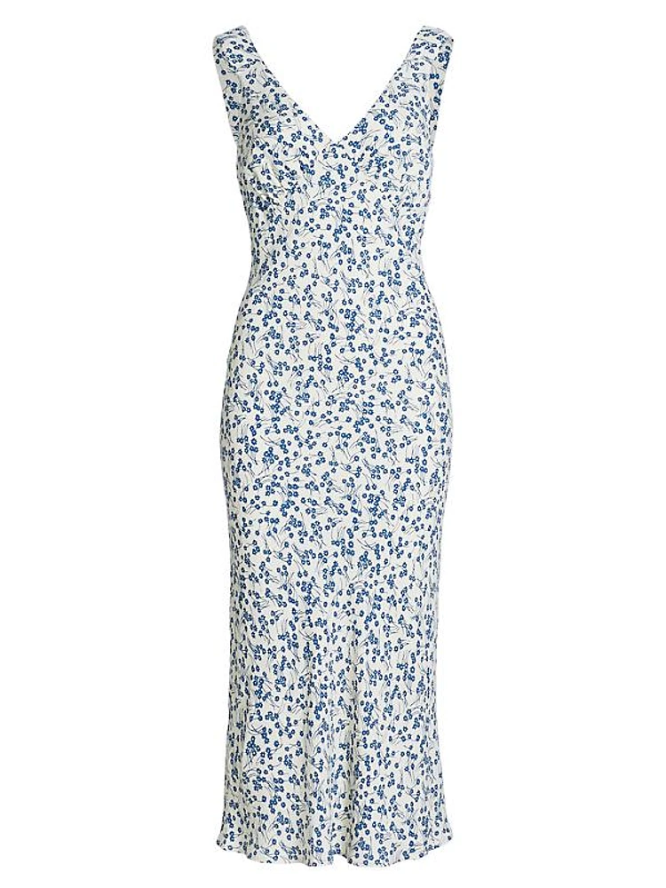 Beauden Floral Sleeveless Midi-Dress