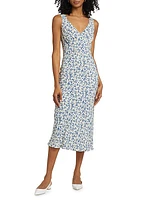 Beauden Floral Sleeveless Midi-Dress