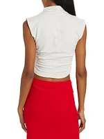 Lindy Gathered Crop Top