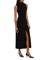 Axton Mock Turtleneck Midi-Dress