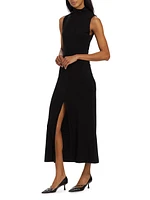 Axton Mock Turtleneck Midi-Dress