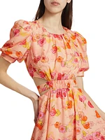 Cole Cut-Out Floral Minidress