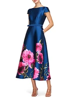 Ina Peony Mikado Cocktail Dress