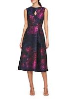 Beckett Monet Jacquard Midi-Dress