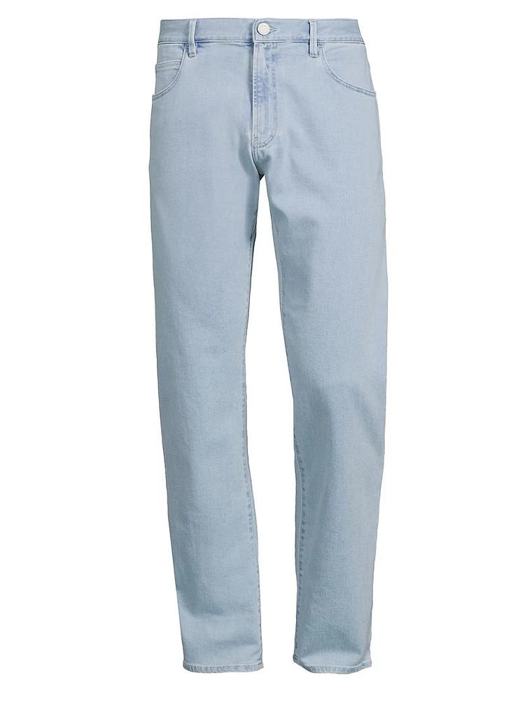 Stretch Straight-Leg Jeans