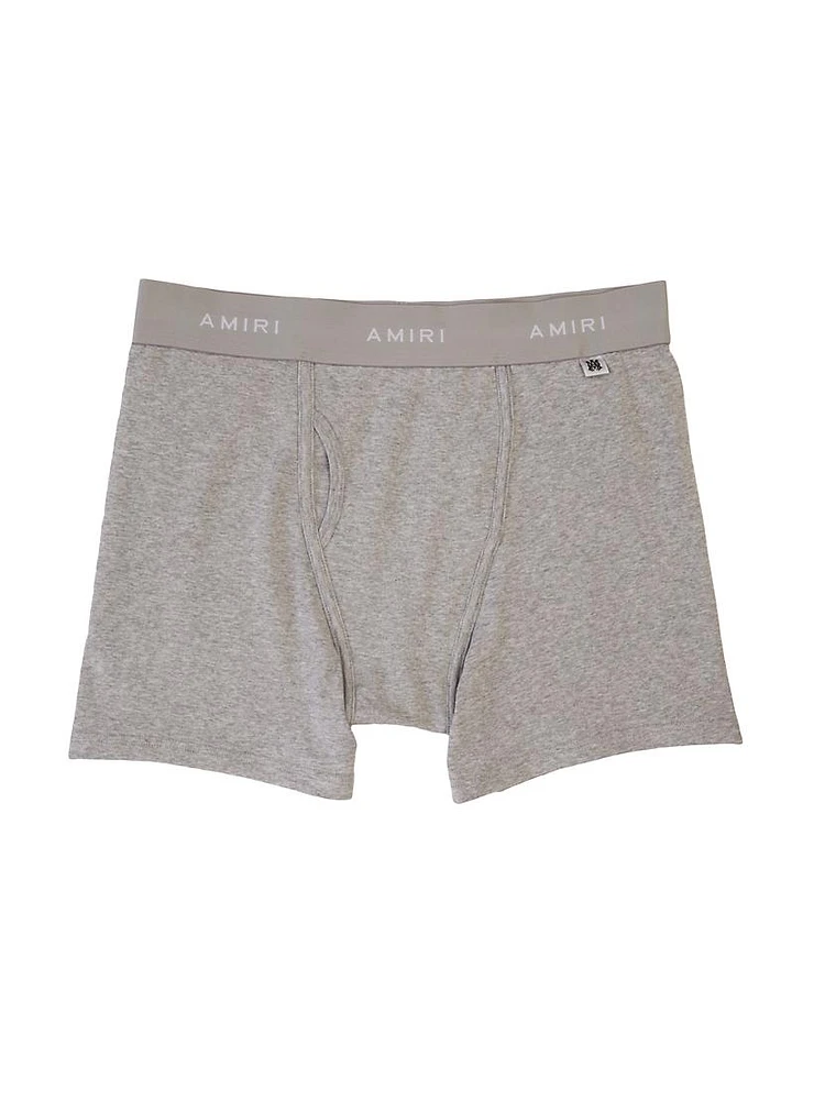 Logo Stretch-Cotton Boxer Briefs