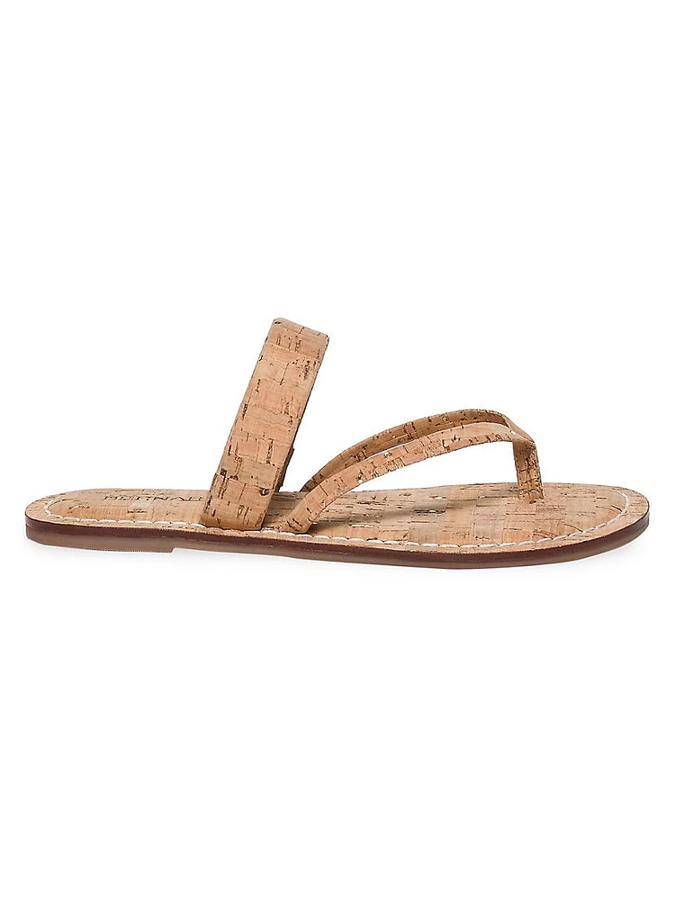 Leia Cork Thong Sandals