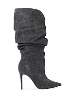 Claudia Slouched Heel Boots