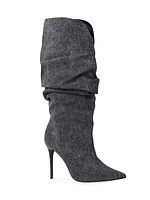 Claudia Slouched Heel Boots