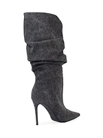 Claudia Slouched Heel Boots