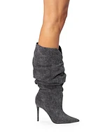 Claudia Slouched Heel Boots