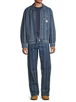 Roy Roger's x Dave's New York Denim Jacquard Short Work Jacket