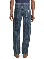 Roy Roger's x Dave's New York Denim Jacquard Work Pants