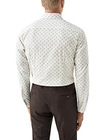 Contemporary-Fit Drink Print Shirt