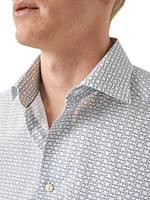 Contemporary-Fit Geometric Print Shirt