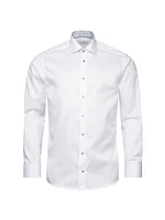 Slim-Fit Twill Geometric Shirt