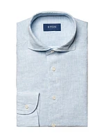 Contemporary-Fit Linen Shirt