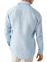 Contemporary-Fit Linen Shirt