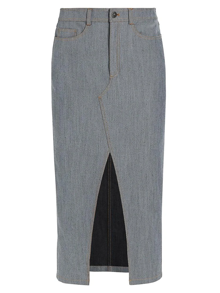 Tana Denim Pencil Skirt