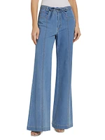 Tansy Drawstring Denim Jeans